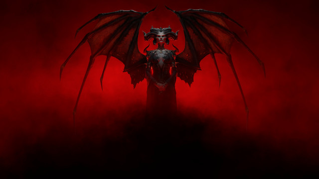 Demonic horns skull smoke fog free wallpaper - medium preview image