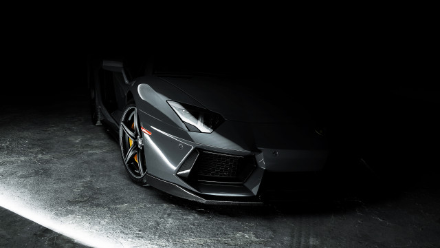 Black sports car hood up #14 free wallpaper - medium preview image