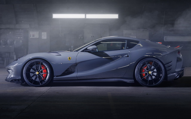 Grey sports car dark garage free wallpaper - medium preview image