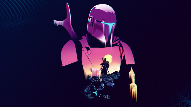 Helmet armor man city space free wallpaper - medium preview image