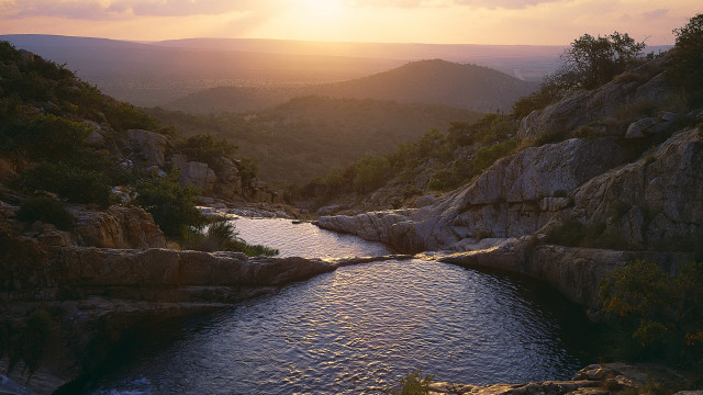 Hudson river valley mountains sunset free wallpaper - medium preview image
