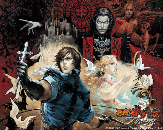 Man woman sword castle painting free wallpaper - medium preview image