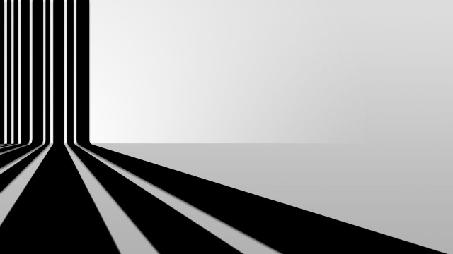 Hallway light black white lines free wallpaper - medium preview image