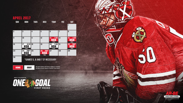 Hockey player red uniform calendar free wallpaper - medium preview image