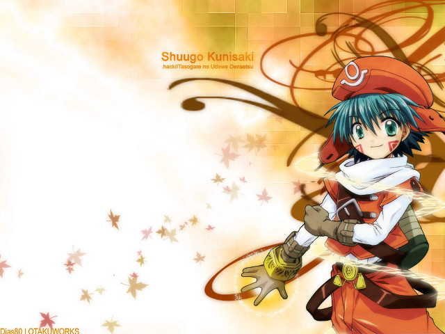 Anime greenhair cat hat stars free wallpaper - medium preview image