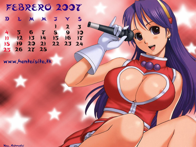 Cartoon character gun calendar lyco free wallpaper - medium preview image