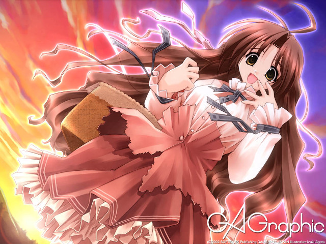 Girl long hair pink dress #4 free wallpaper for desktop - medium preview image