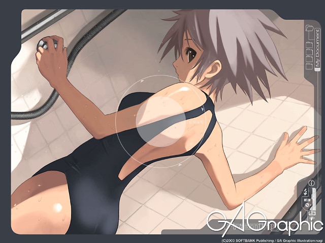 Woman shower black dress honeycomb free wallpaper - medium preview image