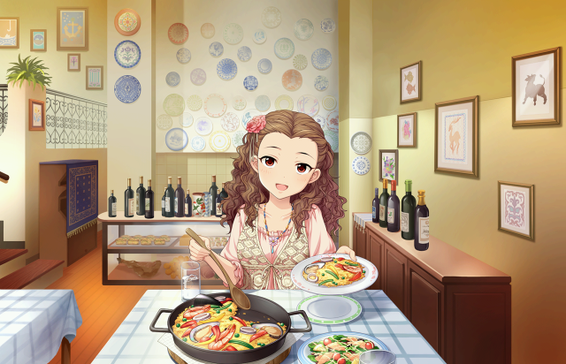 Woman cooking kitchen table food free wallpaper - medium preview image