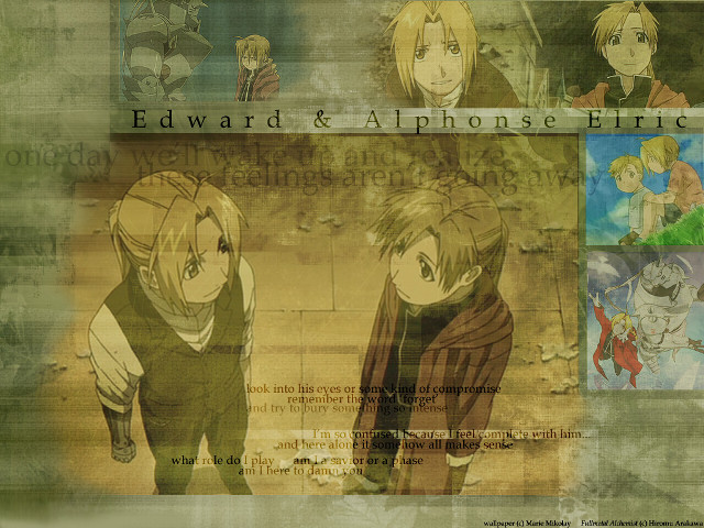 Anime brothers siblings colorful characters free wallpaper - medium preview image
