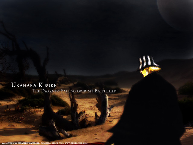 Desert night man black suit free wallpaper - medium preview image