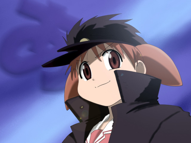 Ayako rokkaku anime hat coat free wallpaper - medium preview image