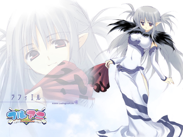 Anime couple sky background elf free wallpaper - medium preview image