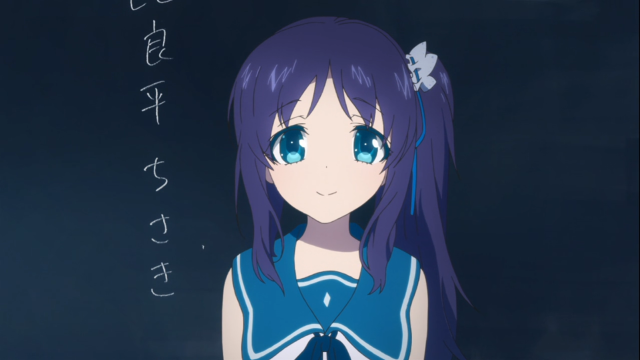 Girl blue eyes purple hair free wallpaper - medium preview image