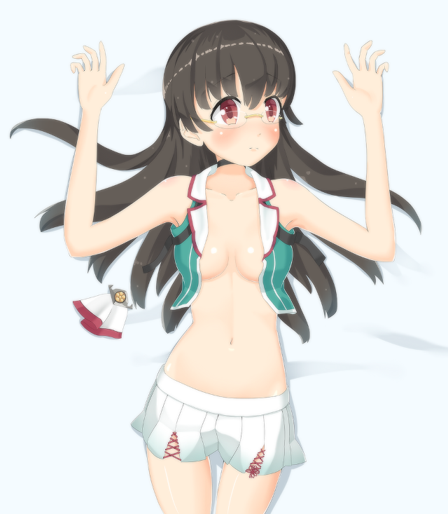 Cartoon girl green shirt long free wallpaper - medium preview image