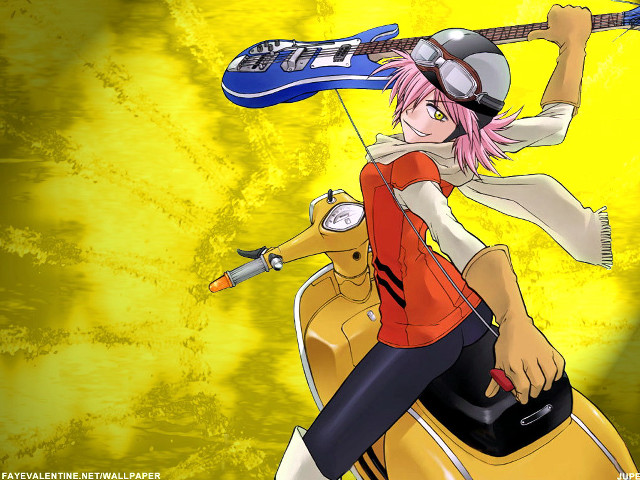 Eizan kikukawa scooter guitar cellphone free wallpaper - medium preview image