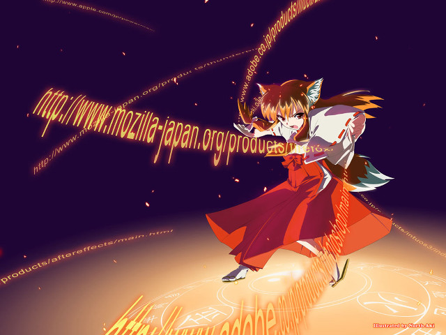 Red dress dancing sword sign free wallpaper for desktop - medium preview image