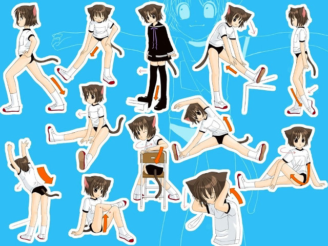 Aya goda stickers cat ears free wallpaper - medium preview image