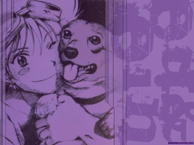 Dog duo purple kikukawa manga free wallpaper - medium preview image