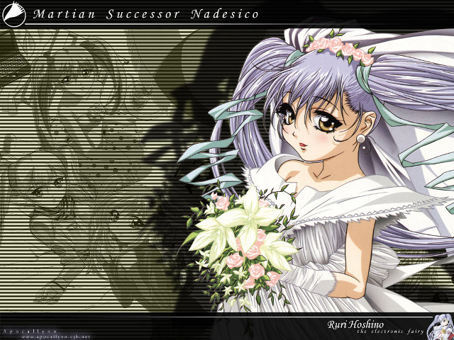 Wedding dress woman bouquet flowers free wallpaper - medium preview image