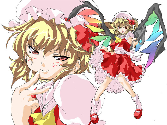 Girl dragon wings red pink free wallpaper - medium preview image