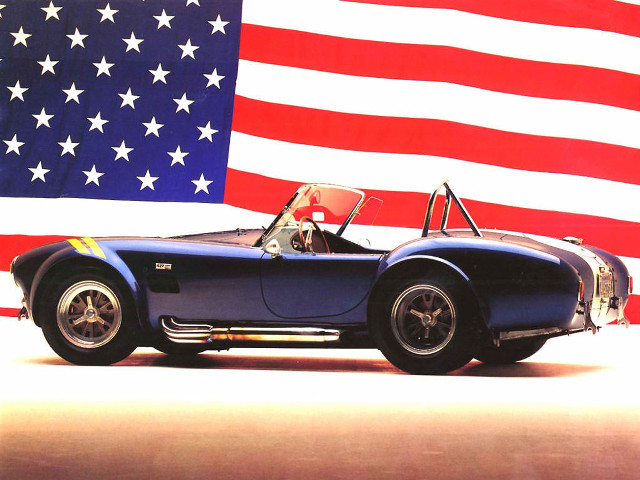 Blue sports car flag american free wallpaper - medium preview image