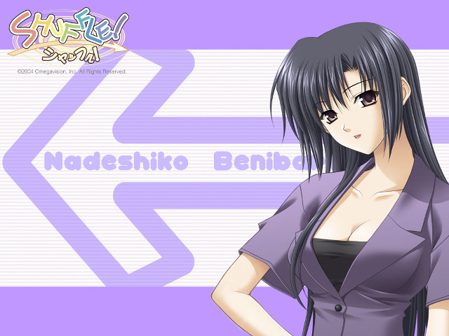 Woman purple dress purple background free wallpaper for desktop - medium preview image