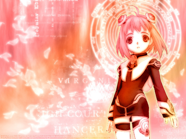 Alice prin hologram girl clock free wallpaper - medium preview image