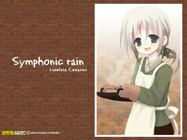 White haired girl green shirt free wallpaper - medium preview image