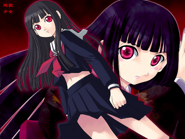 Girl dress redeyes lyco yandere free wallpaper - medium preview image