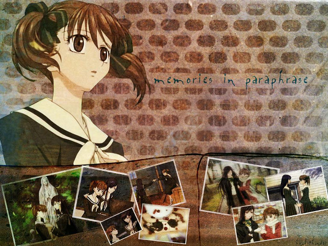 Anime collage memories chizuko yoshida free wallpaper - medium preview image