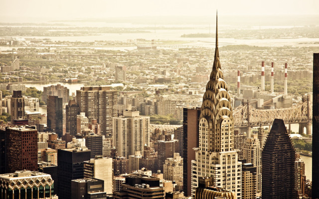 City skyline bridge tower architecture free wallpaper - medium preview image