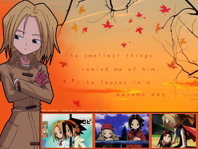 Autumn leaves girl crossed arms free wallpaper - medium preview image