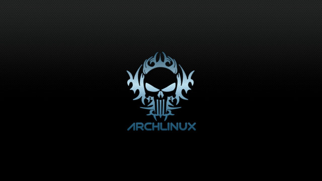 Black background blue skull blue free wallpaper - medium preview image