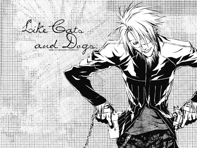 Man chain gothic manga fishnets free wallpaper - medium preview image