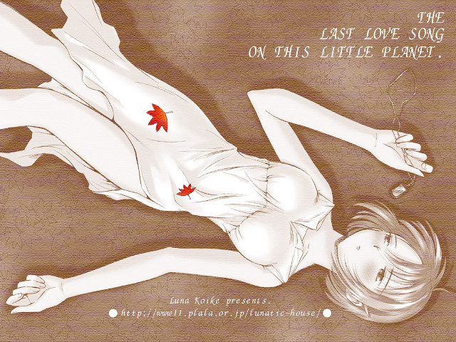 Woman leaf autumn lying blush free wallpaper - medium preview image