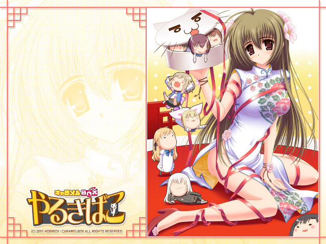 Woman white dress cat hair free wallpaper - medium preview image