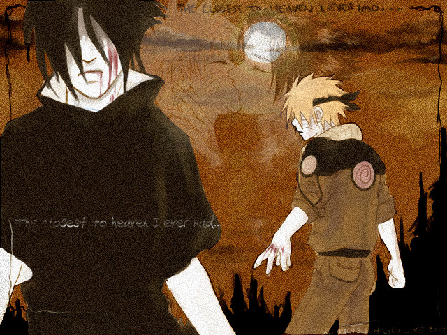 Anime characters forest sky gothic free wallpaper - medium preview image
