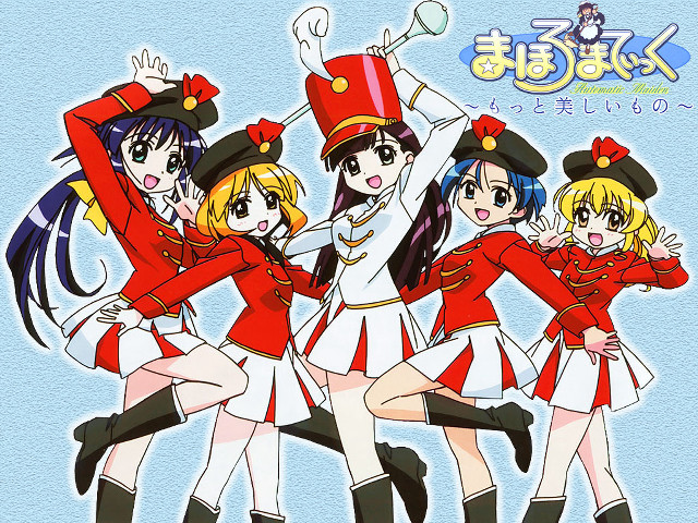 Girls uniform posing arm in free wallpaper - medium preview image