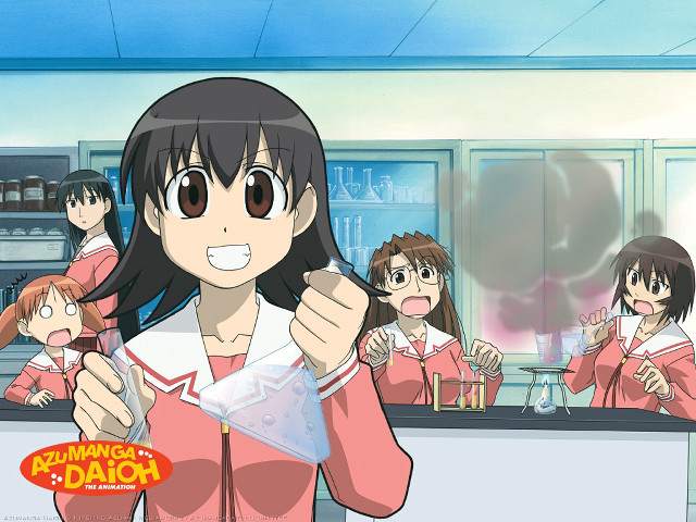 Girl pink uniform group glasses free wallpaper for desktop - medium preview image