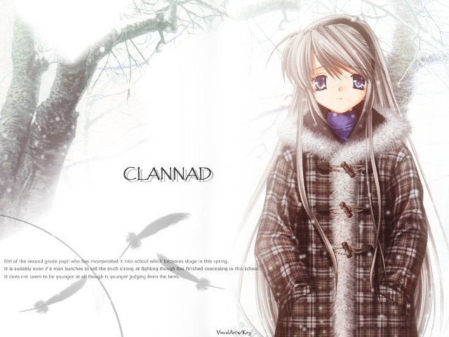 Girl coat tree nature winter free wallpaper - medium preview image
