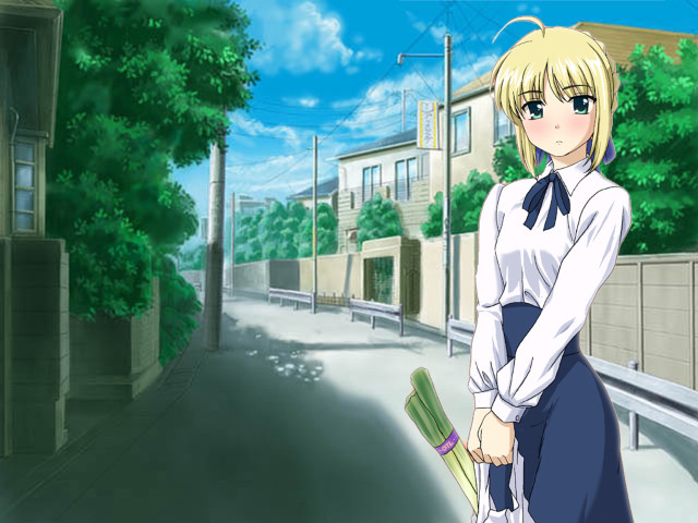 Woman green umbrella cityscape park free wallpaper - medium preview image