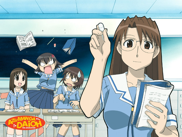 Girl classroom hands up books free wallpaper - medium preview image