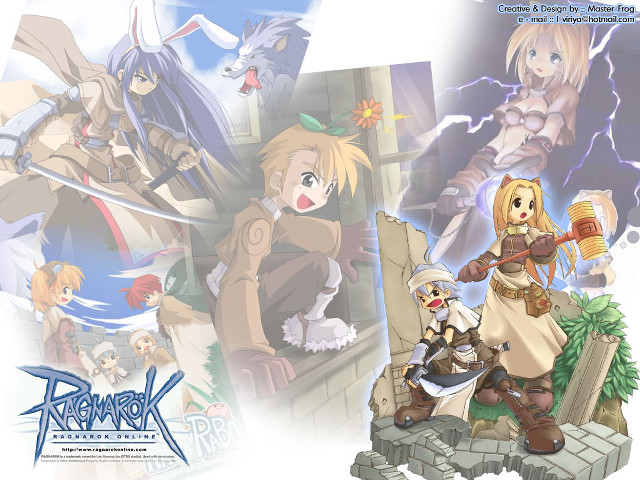 Anime characters armor blonde brown free wallpaper for desktop - medium preview image