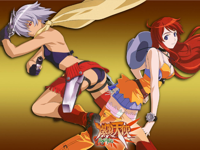 Eizan kikukawa 2girls swords blue free wallpaper - medium preview image