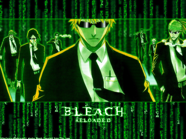 Man suit green background anime free wallpaper - medium preview image