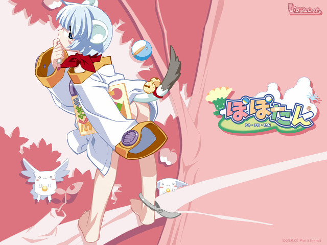 White dress woman bird knife free wallpaper - medium preview image