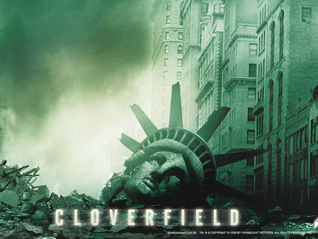 Cloverfield statue of liberty city free wallpaper - medium preview image
