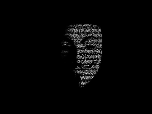 Face words dark background white free wallpaper - medium preview image
