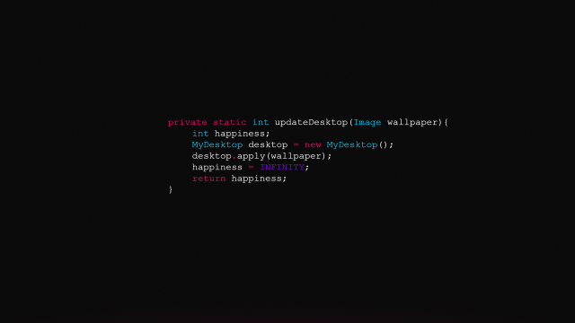 Dark background black text message free wallpaper for desktop - medium preview image